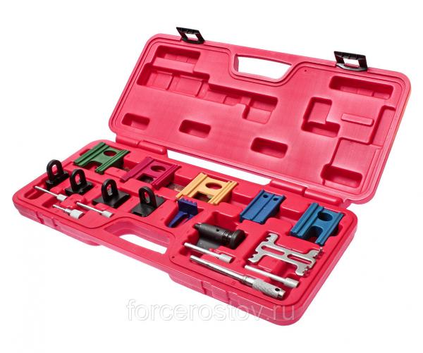 JTC Фиксатор распредвала для установки фаз ГРМ универсальный (в кейсе) 19 предметов JTC